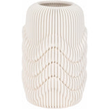 Providence 3D Printed Vase, Ivory