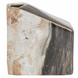 Salmis Vase, Gray Marble-Accessories-High Fashion Home