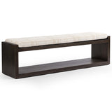 Edmon Bench, Sheffield Ivory-Furniture - Benches-High Fashion Home