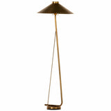 Egon Floor Lamp, Antique Brass-Lighting-High Fashion Home