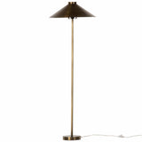 Egon Floor Lamp, Antique Brass-Lighting-High Fashion Home