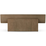 Elbert Console Table, Natural Oak