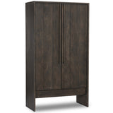 Elgin Cabinet, Brushed Dark Brown-Furniture - Storage-High Fashion Home