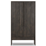 Elgin Cabinet, Brushed Dark Brown-Furniture - Storage-High Fashion Home