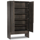 Elgin Cabinet, Brushed Dark Brown-Furniture - Storage-High Fashion Home