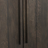 Elgin Cabinet, Brushed Dark Brown-Furniture - Storage-High Fashion Home