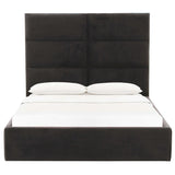 Eliana Bed, Black-Furniture - Bedroom-High Fashion Home