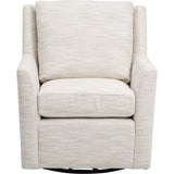 Embry Swivel Chair, Celine Oyster-Furniture - Chairs-High Fashion Home