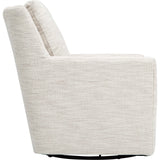 Embry Swivel Chair, Celine Oyster-Furniture - Chairs-High Fashion Home