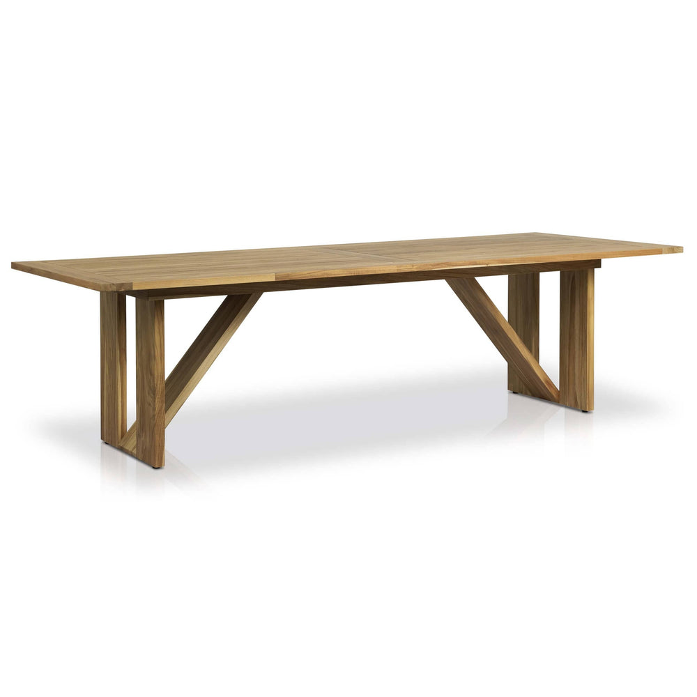 Enders Outdoor Dining Table, Natural