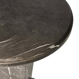 Eslo End Table, Grey Marble-Furniture - Accent Tables-High Fashion Home