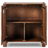 Ezri Bar Cabinet, Cocoa-Furniture - Storage-High Fashion Home