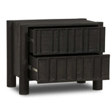 Ezri Nightstand, Black-Furniture - Bedroom-High Fashion Home