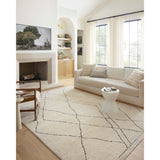 Loloi II Rug Fabian FAB-02, Ivory/Charcoal-Rugs1-High Fashion Home