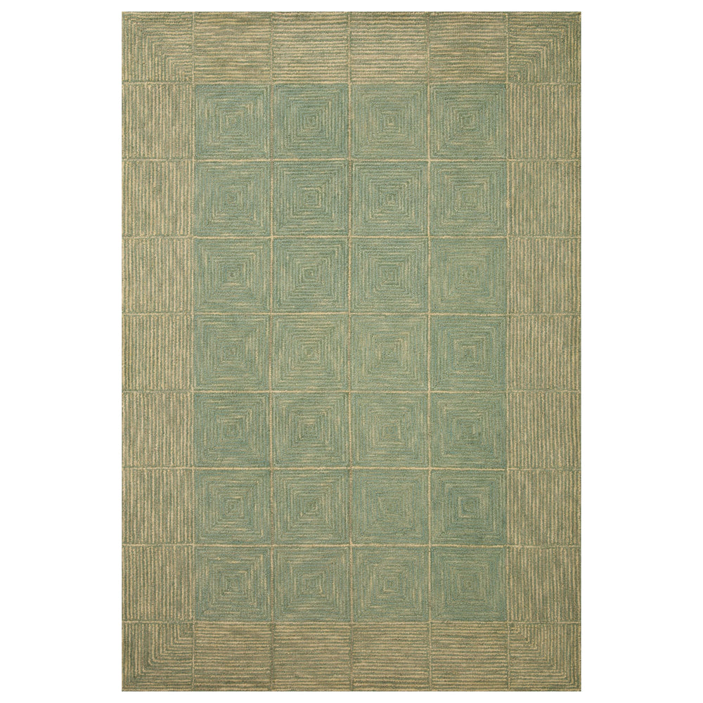 Chris Loves Julia x Loloi Rug Francis FRA-02, Green/Natural-Rugs1-High Fashion Home