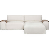 Farley 5 Piece Modular Sectional, Nomad Snow