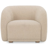 Faye Chair, Beige Boucle-Furniture - Chairs-High Fashion Home