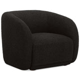 Faye Chair, Black Boucle-Furniture - Chairs-High Fashion Home