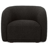 Faye Chair, Black Boucle-Furniture - Chairs-High Fashion Home