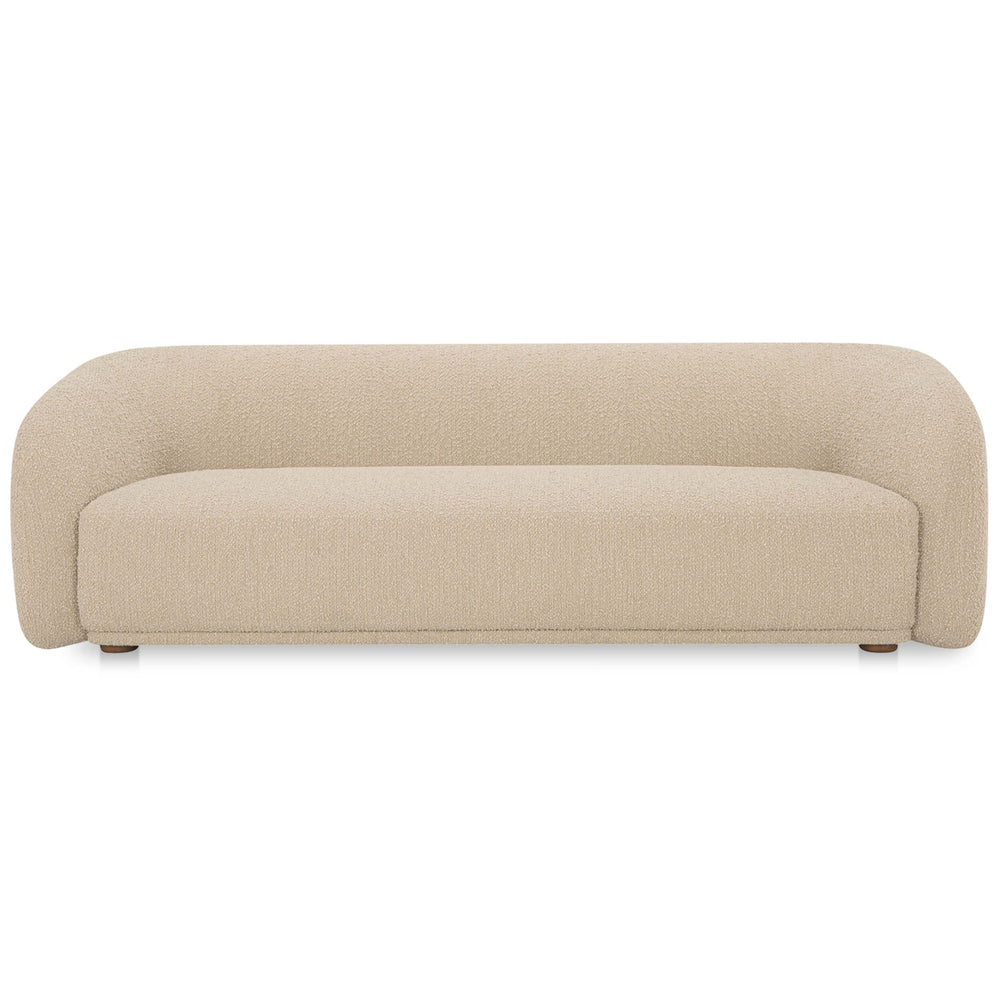 Faye Sofa, Beige Boucle