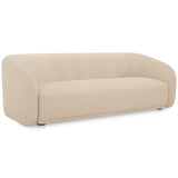 Faye Sofa, Beige Boucle