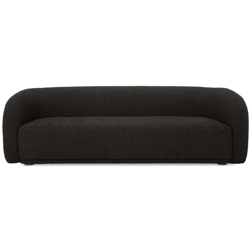 Faye Sofa, Black Boucle