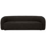 Faye Sofa, Black Boucle