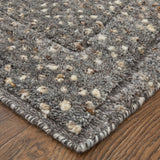 Feizy Rug Dering T6042, Charcoal-Rugs1-High Fashion Home