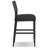 Ferris Bar Chair, Palermo Black-Furniture - Dining-High Fashion Home