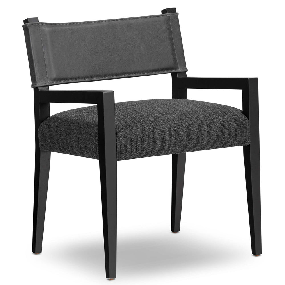 Ferris Dining Arm Chair, Palermo Black-Furniture - Dining-High Fashion Home