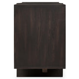 Fisher Media Console, Smoked Black-Furniture - Storage-High Fashion Home