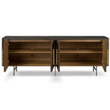 Fletcher Media Console, Terra Brown-Furniture - Storage-High Fashion Home