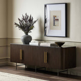 Fletcher Media Console, Terra Brown-Furniture - Storage-High Fashion Home