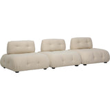 Flow Element Modular Sofa, Ivory Boucle-Furniture - Sofas-High Fashion Home