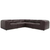 Form Dream Modular Sectional, Espresso Brown-Furniture - Sofas-High Fashion Home