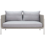 Frais Outdoor Loveseat, Gray