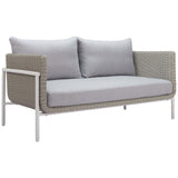 Frais Outdoor Loveseat, Gray