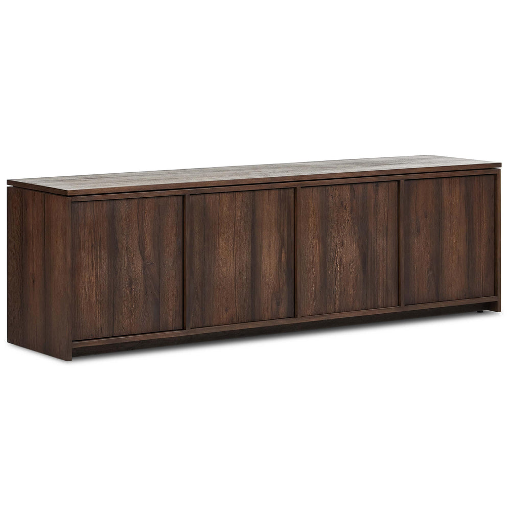 Frame Media Console, Grey Oak