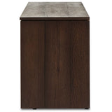 Frame Media Console, Grey Oak