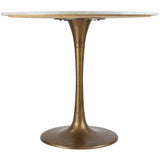 Fullerton Round Dining Table, White