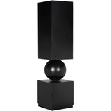 Pillar Cabinet, Matte Black-Furniture - Storage-High Fashion Home