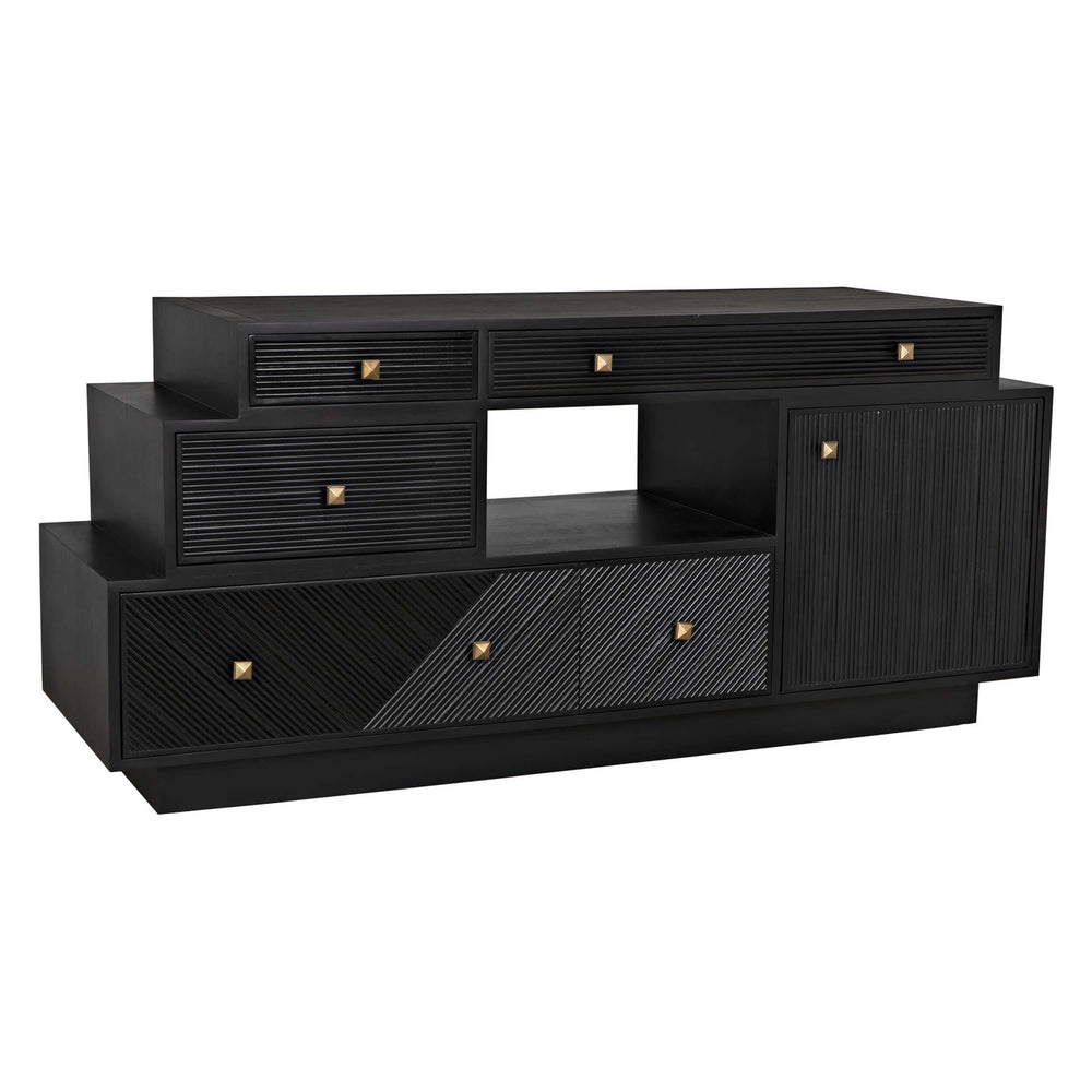 Medici Sideboard, Charcoal-Sideboards-High Fashion Home