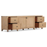 Gaines Media Console, Aged Light Pine