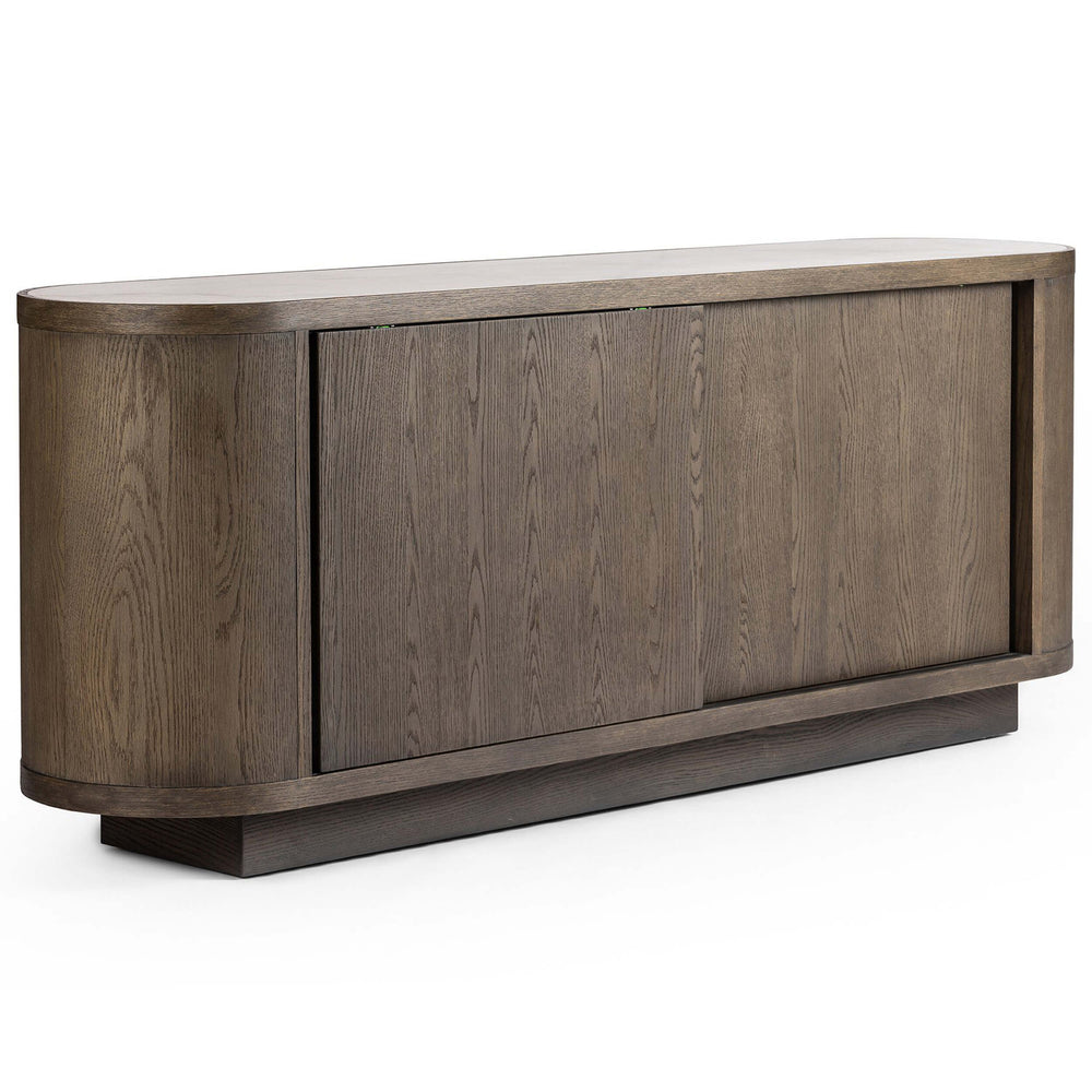 Galini Sideboard, Weathered Dark Oak-Furniture - Storage-High Fashion Home