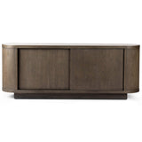 Galini Sideboard, Weathered Dark Oak-Furniture - Storage-High Fashion Home