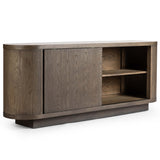 Galini Sideboard, Weathered Dark Oak-Furniture - Storage-High Fashion Home