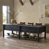 Gardendale Kitchen Island, Stained Black-Furniture - Dining-High Fashion Home