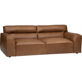 Gemma Leather Sofa, Concord Taupe