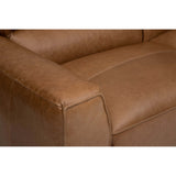 Gemma Leather Sofa, Concord Taupe