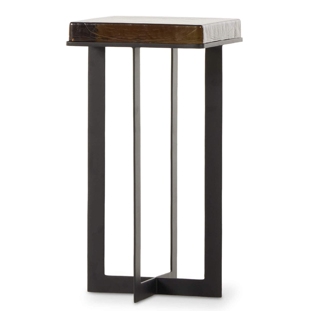 Giselle End Table, Amber-Furniture - Accent Tables-High Fashion Home